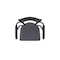 Holland Bar Stool Co Jackie with Arms 36 in. Swivel Bar Stool with Black Wrinkle Finish and Canter Storm Seat 415 - alternate 5